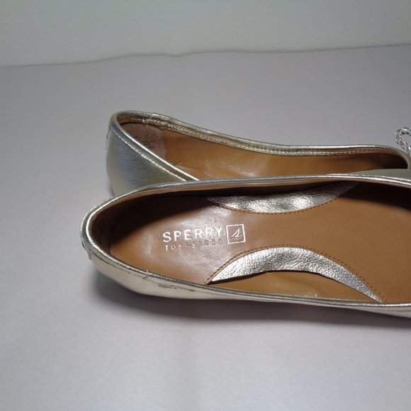 Sperry Size 7.5 M / MAYA PLATINUM / Leather / Flats / Loafers New Women's Shoes - Picture 14 of 16